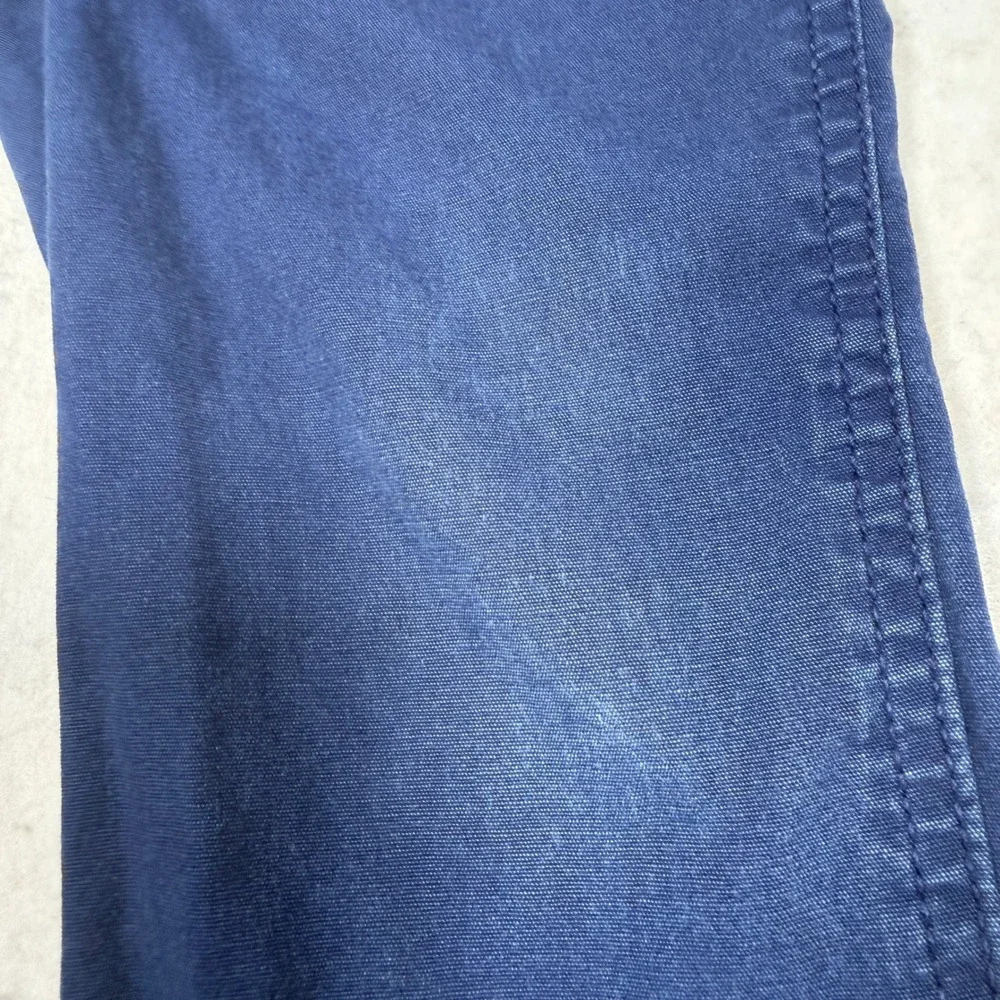 Carters Boys Navy Blue Pull On Elastic Waist Canvas Pants Size 2T 249G578